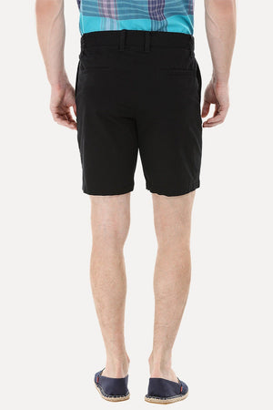 Black Twill Summer Chino Shorts