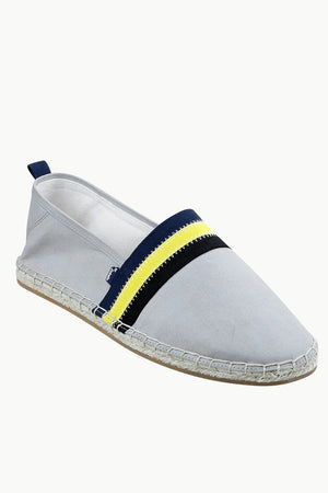 Men's Grey Cut N' Sew Canvas Espadrilles