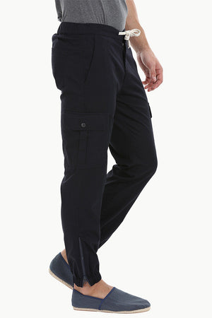 Lightweight Twill Relaxed Fit Cuff Jogger Pant