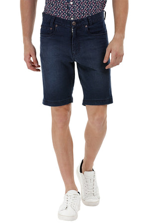 Dark Wash Indigo Denim Shorts