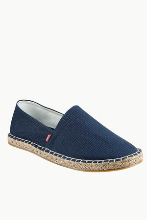 Men's Thread Print Navy Espadrilles