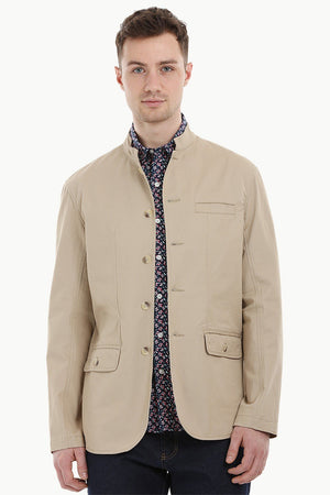 Nehru Bandhgala Khaki Jacket