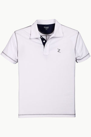 Performance Wear Contrast Placket Polo