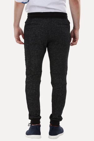 Quilted Knee-Patch Joggers