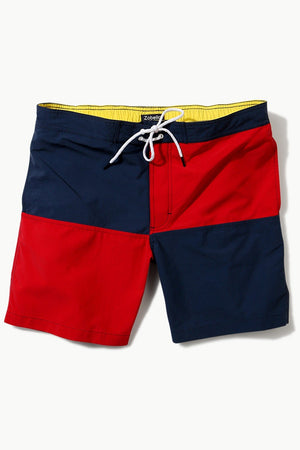 Square Colorblock Swim Shorts