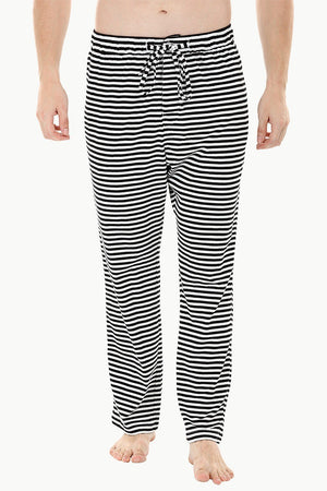 Zebra stripe knit brushed pyjamas