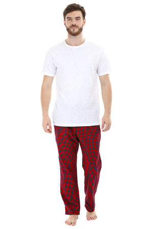 Mens Knit White Solid Tee