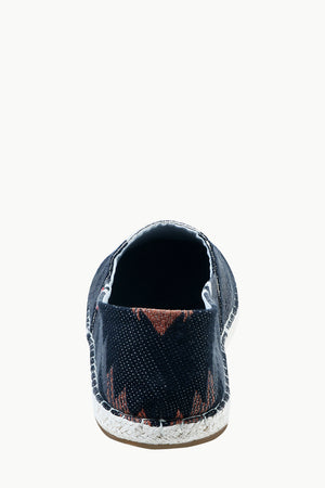 Mens Black Ditsy Jacquard Espadrilles