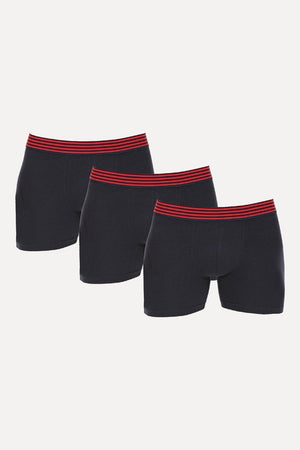 Unicolor Stretchable Briefs - Pack Of 3