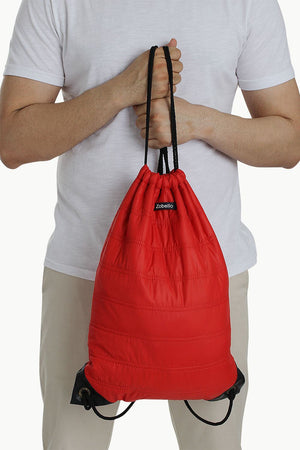 Casual Polyester Punk Bag With Strings