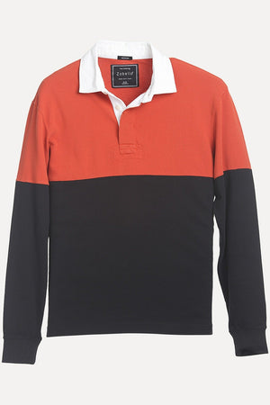 Solid Cotton Pique Rugby