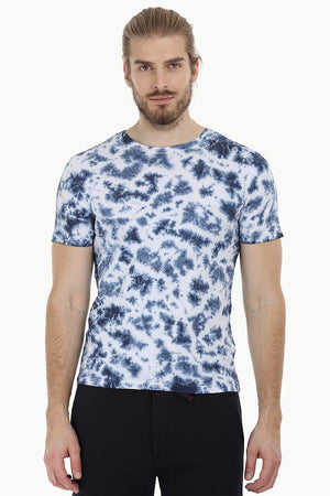 Blotch Effect Tie Dye T-Shirt