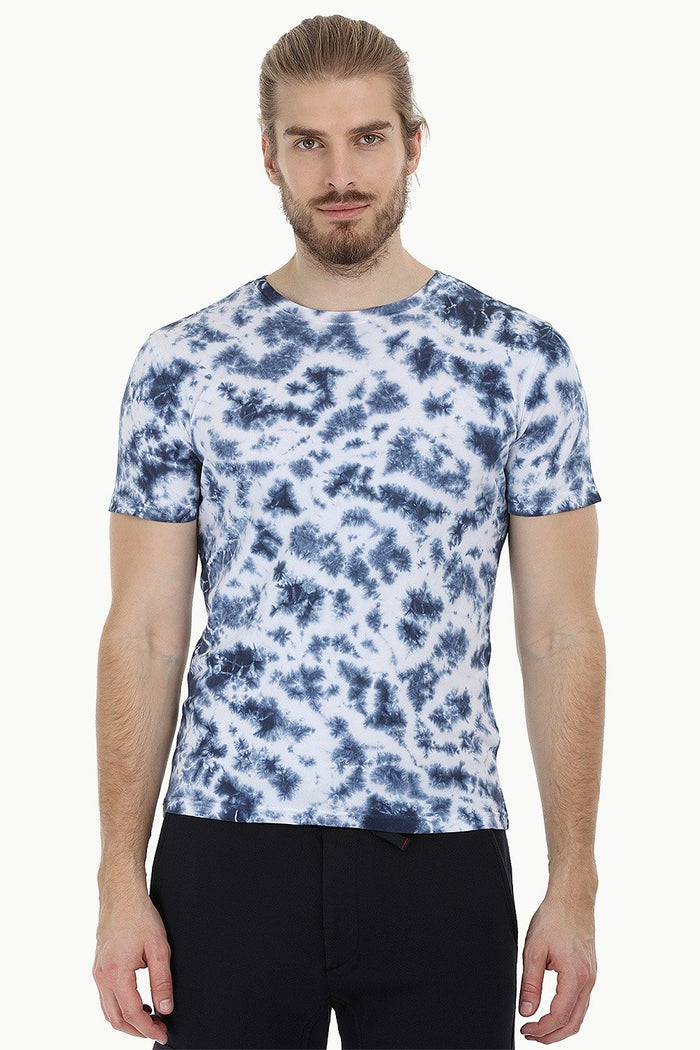 Blotch Effect Tie Dye T-Shirt