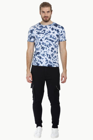 Blotch Effect Tie Dye T-Shirt