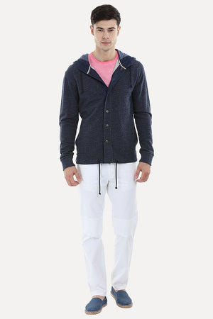 Buttoned Casual Hoodie