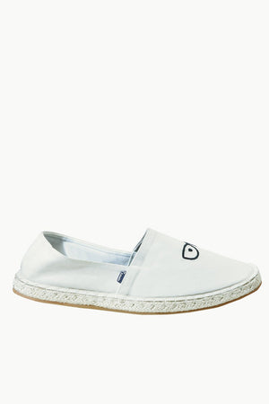 Men's Beige Eyeglasses Tag Espadrilles