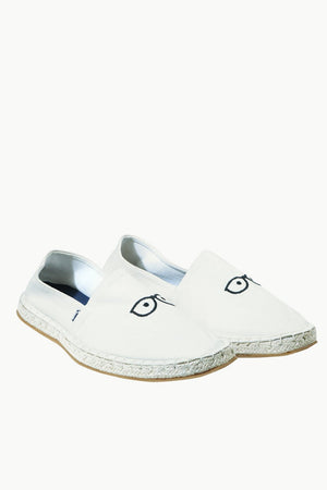 Men's Beige Eyeglasses Tag Espadrilles