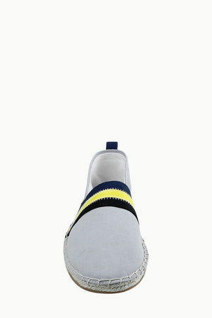 Men's Grey Cut N' Sew Canvas Espadrilles