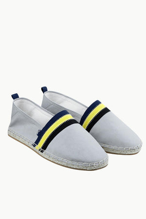 Men's Grey Cut N' Sew Canvas Espadrilles