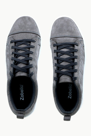 Men's Suede Grey Sneakers