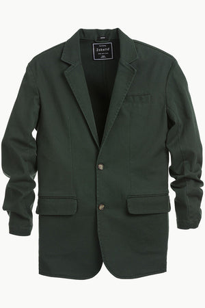 Men's Seaweed Green Twill Blazer