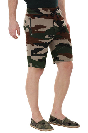 Camo Knitted Workout Shorts