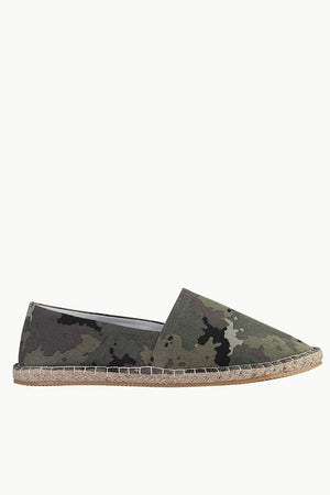 Camo Print Slip On Espadrilles