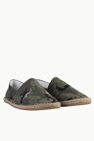 Camo Print Slip On Espadrilles