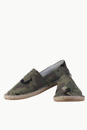 Camo Print Slip On Espadrilles