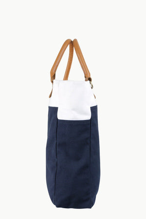 Zobello Canvas Colorblock Urban Tote Bag