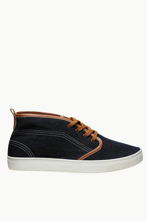 Canvas High Ankle Lace Up Plimsolls