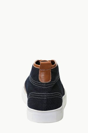Canvas High Ankle Lace Up Plimsolls