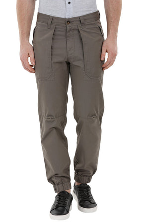 Cargo Cuff Jogger Grey Pants