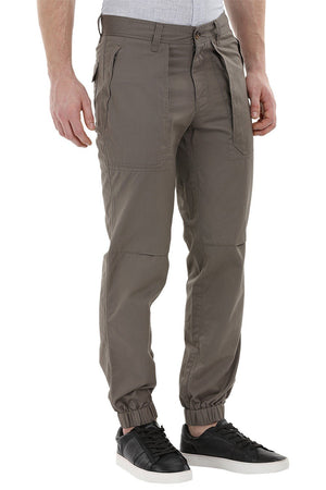 Cargo Cuff Jogger Grey Pants