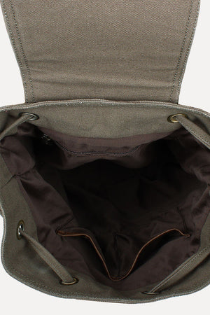 Casual Dyed Canvas Backpack