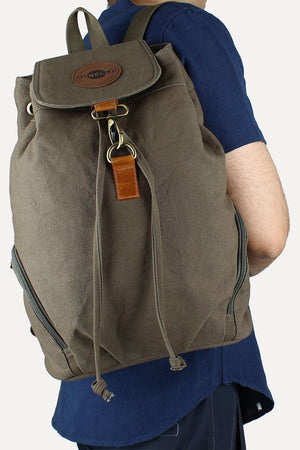 Casual Dyed Canvas Backpack