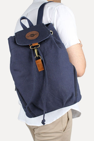 Casual Dyed Canvas Backpack