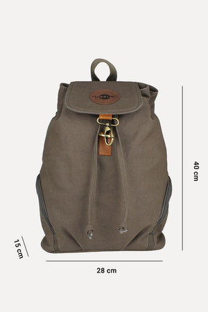 Casual Dyed Canvas Backpack