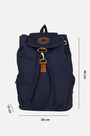 Casual Dyed Canvas Backpack