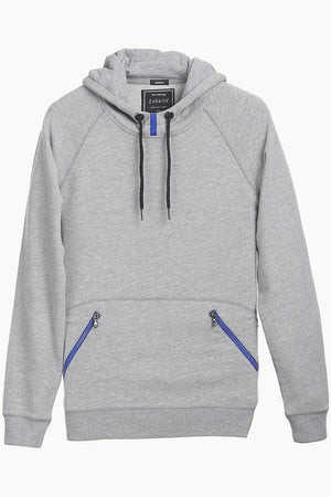 Cotton Fleece Hoodie With Zipper