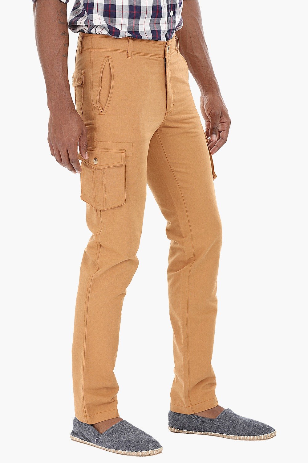 Urban classics Cargo Pants High Waist (Big ) White | Dressinn