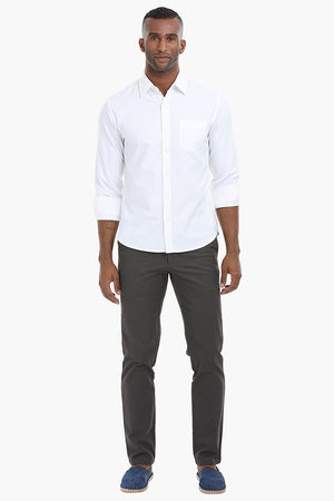 Twill Chino Casual Pants