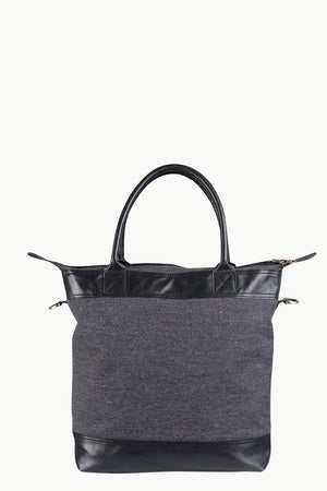 Charcoal Twill Urban Tote Bag