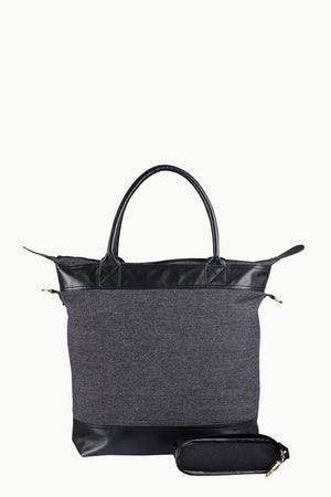 Charcoal Twill Urban Tote Bag