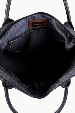 Charcoal Twill Urban Tote Bag