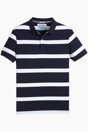 City Striped Polo T-Shirt