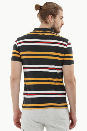 City Striped Polo T-Shirt