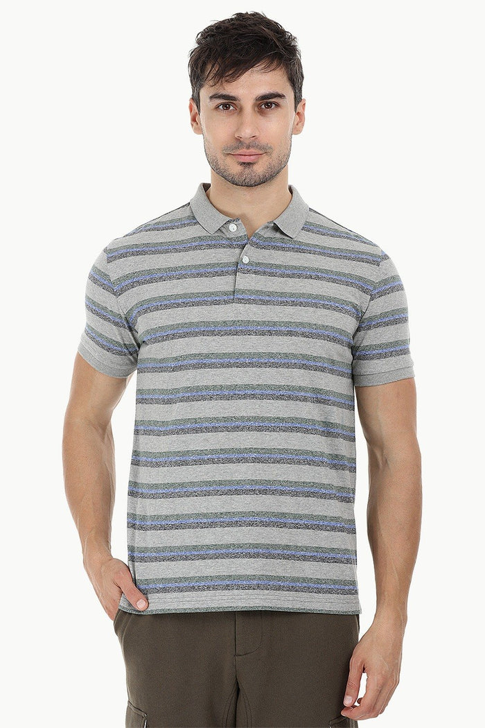 City Striped Polo T-Shirt