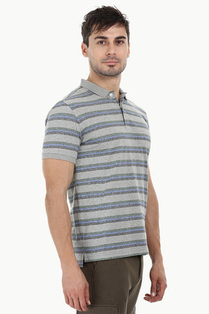 City Striped Polo T-Shirt