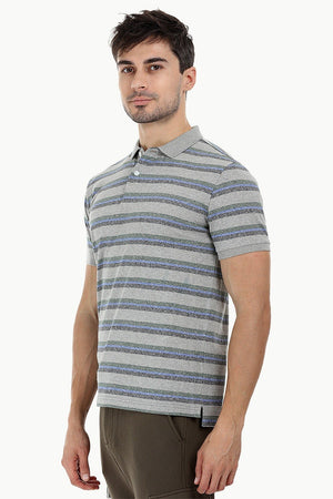 City Striped Polo T-Shirt